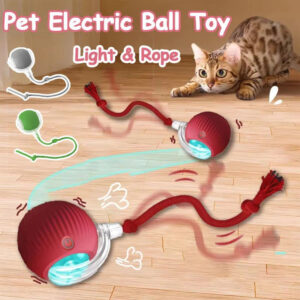 Electric ball; new cat toy dog cat pet smart cat stick; automatic rolling toy. - Oferta na Shopee