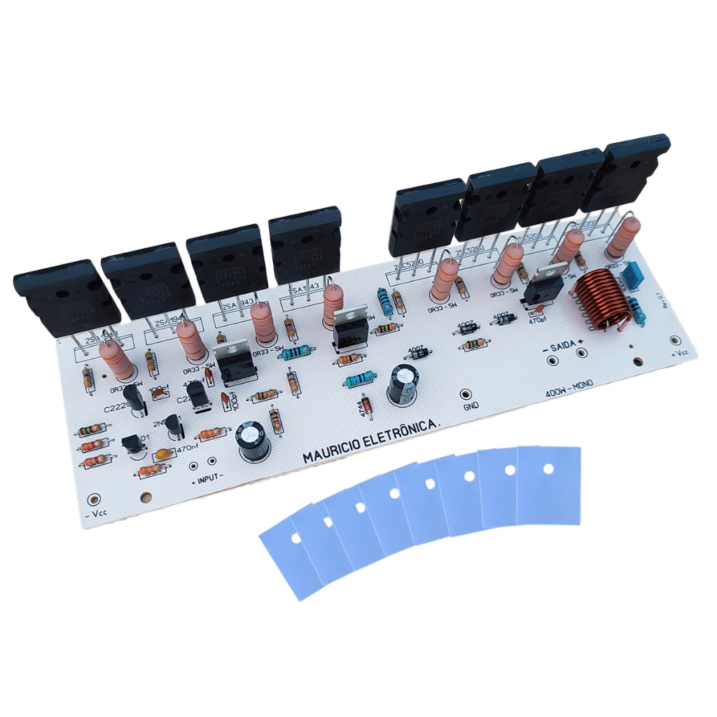 Placa Para Amplificador 400w Rms 4 Ohms Mono Montada Placa Para Amplificador 400w Rms 4 Ohms Mono Montada - Oferta na Shopee