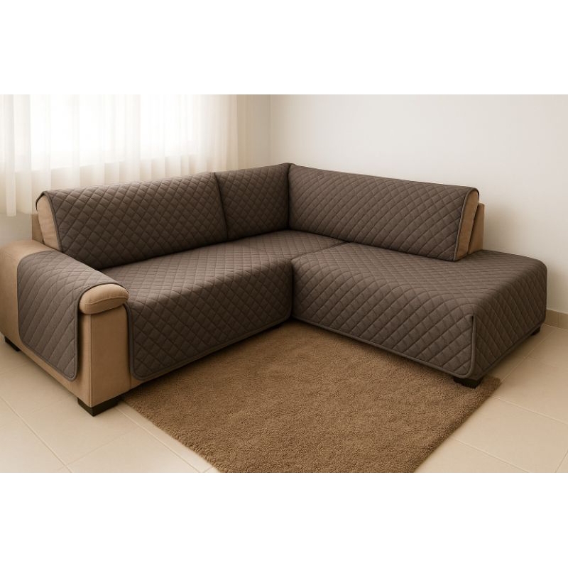 Protetor de sofá de canto 6lugares sob medidas Promoção Protetor de sofá de canto 6lugares sob medidas Promoção - Oferta na Shopee