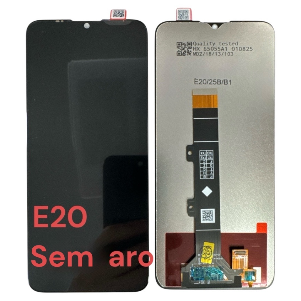 Frontal Tela Display lcd Para Moto E20 Xt2155 Original sem aro Frontal Tela Display lcd Para Moto E20 Xt2155 Original sem aro