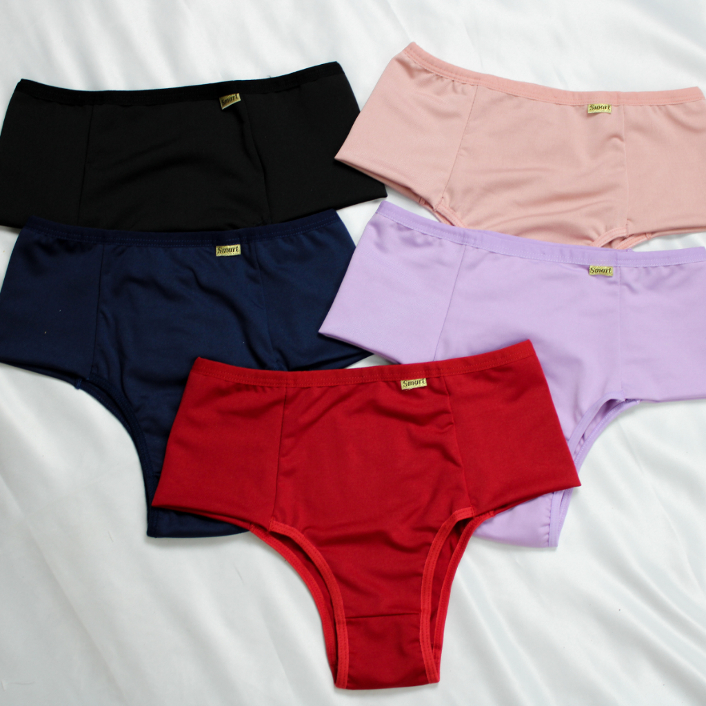 kit 10 Calcinhas Cintura Alta Pala Dupla Seca Barriga Femina kit 10 Calcinhas Cintura Alta Pala Dupla Seca Barriga Femina - Oferta na Shopee