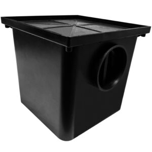 Caixa De Gordura Com Tampa Invisível Cola Piso 9 Litros C/ Cesto Sifonada - Oferta na Shopee