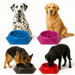 Comedouro Educativo Lento Pote de Ração Interativo Labirinto Cachorro Cães - Oferta na Shopee