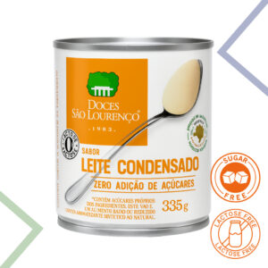 Leite Condensado Zero Açúcar Zero Lactose 335g Doces São Lourenço Diet Light - Oferta na Shopee