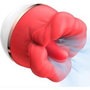 Vibrador feminino recarregável com ventosa clitoriana em formato de língua (sucção por toque + sucção por beijo) 2 funçõ - Oferta na Shopee