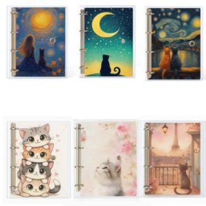 Fichário Universitário Gatos Cat lovers Transparente A4  Escolha sua Capa - Oferta na Shopee