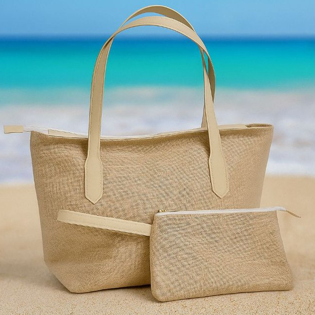 Bolsa de Praia Feminina Grande de Ombro Com Porta Documentos Verão Férias Piscina Palha Bolsa de Praia Feminina Grande de Ombro Com Porta Documentos Verão Férias Piscina Palha