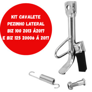 Pezinho  Lateral Cromado Biz 100