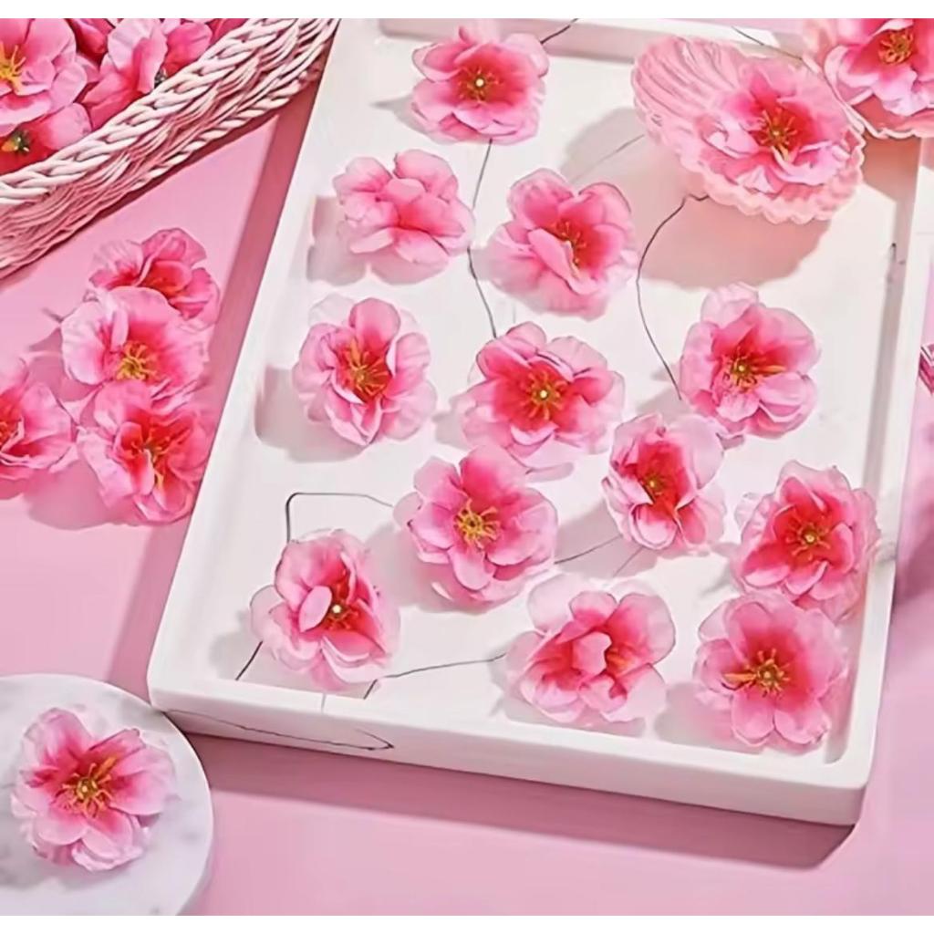 Kit 100 Pétalas De Flor Pessegueiro Cerejeira Artificial Rosa para Decoração Artesanato Kit 100 Pétalas De Flor Pessegueiro Cerejeira Artificial Rosa para Decoração Artesanato - Oferta na Shopee