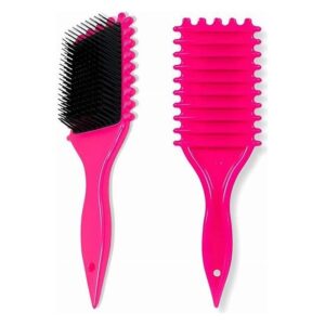 Escova Fitagem Raquete Definidora Cabelo Modeladora Cachos - Cores Sortidas - Oferta na Shopee