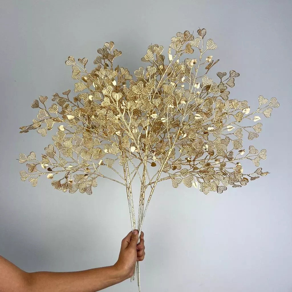 Flores Artificiais Douradas Folha De Bordo Para Decoração De Natal Casa Casamento - JZ802824 Flores Artificiais Douradas Folha De Bordo Para Decoração De Natal Casa Casamento - JZ802824 - Oferta na Shopee