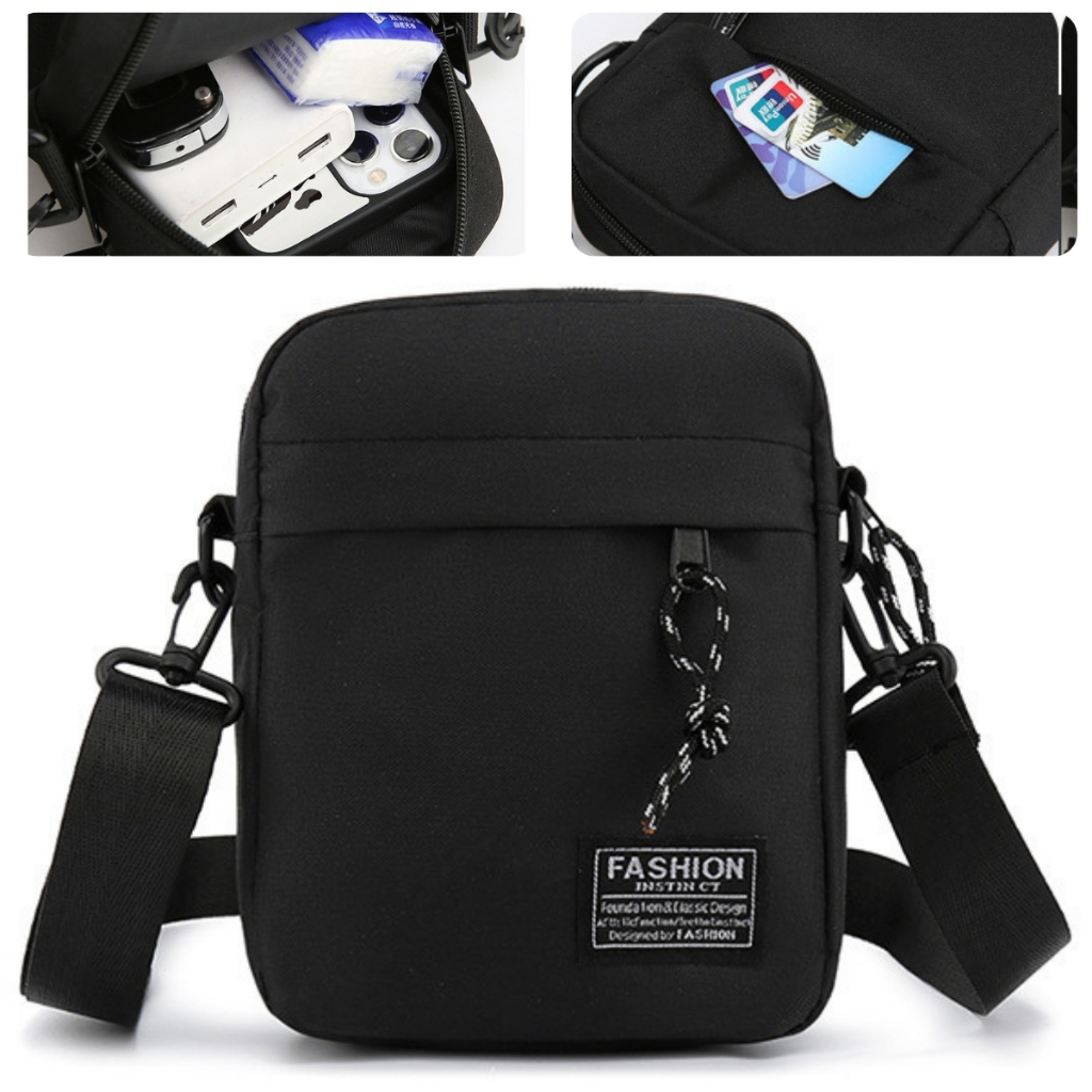 Bolsa Masculina Pochete Transversal, Tira Colo, Shoulder Bag, Impermeável, Necessaire para Passeio Bolsa Masculina Pochete Transversal