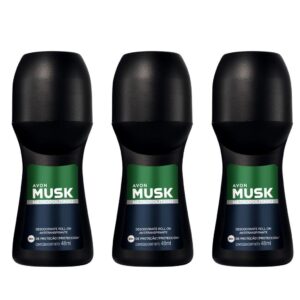 Roll on Musk Metropolitano Avon Kit com 3/5/9 unidades (50 ml cada)- PRODUTO ORIGINAL - Oferta na Shopee