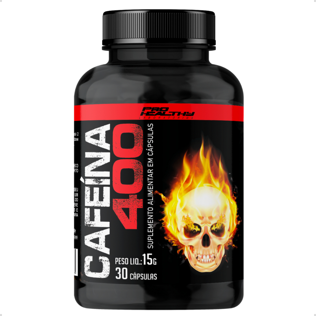Cafeína em Cápsulas 400mg – Pote de 30 Unidades – Pro Healthy Cafeína em Cápsulas 400mg – Pote de 30 Unidades – Pro Healthy