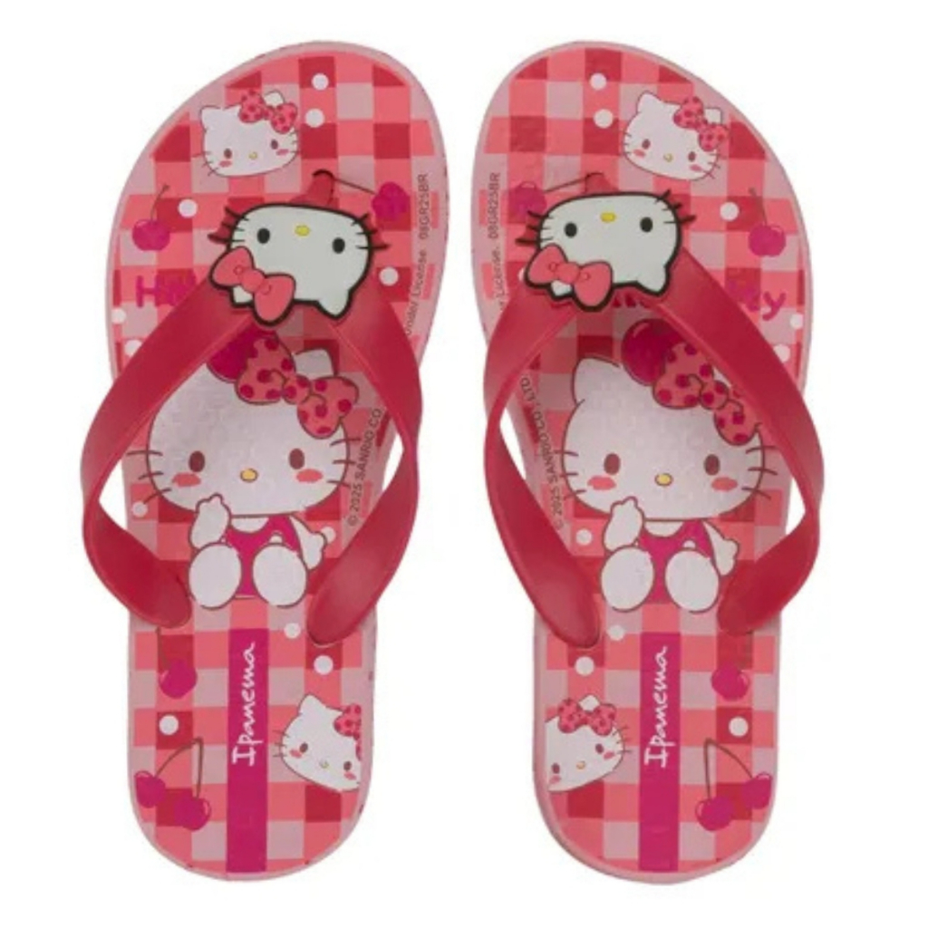 Chinelo Infantil Menina Hello Kitty Ipanema De Dedo Sandalia Chinelo Infantil Menina Hello Kitty Ipanema De Dedo Sandalia