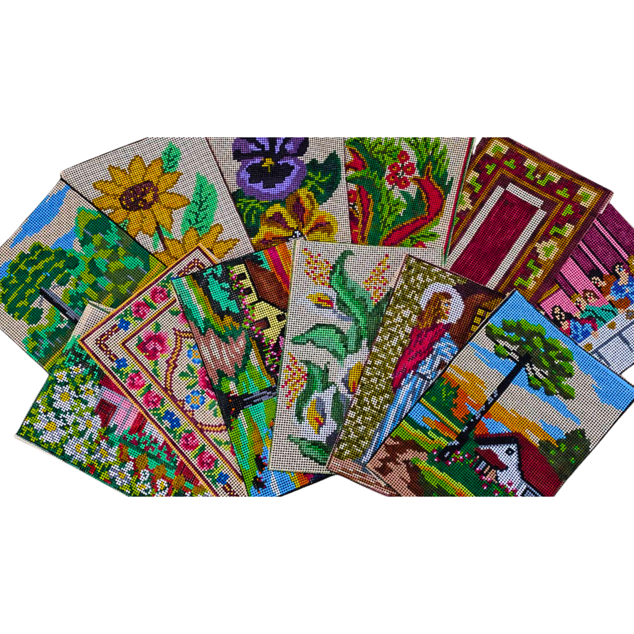 Kit para Bordar Quadro Tapeçaria (Tela Pintada à Mão + Lãs + Agulha + Manual de Pontos) 30cm x 50cm Kit para Bordar Quadro Tapeçaria (Tela Pintada à Mão + Lãs + Agulha + Manual de Pontos) 30cm x 50cm - Oferta na Shopee