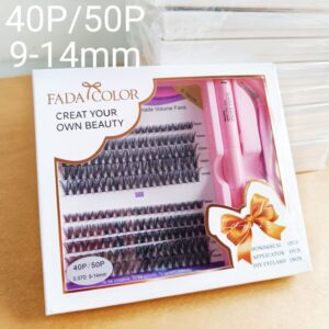 Kit extensão de cílios tufinho Lash iniciante FADA COLOR-MIX 9-14MM - Oferta na Shopee