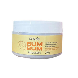 Esfoliante Natural Vegano Q Bum Bum Poran PR30 - Oferta na Shopee
