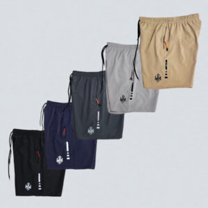 Kit 5 Bermuda Short Masculino Tactel Elastano Academia Treino Praia  WOLVES HILL Premium - Oferta na Shopee
