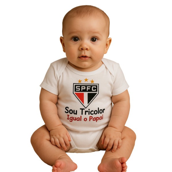 Body Bebê Time Futebol Torcedor Jogador Presente Frase Sou ... Igual o Papai Body Bebê Time Futebol Torcedor Jogador Presente Frase Sou ... Igual o Papai - Oferta na Shopee