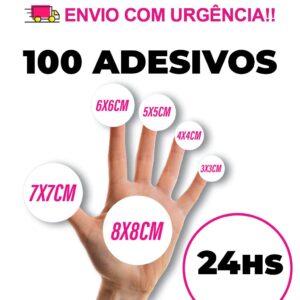 100 Adesivos Personalizados em Vinil 3x3 4x4 5x5 6x6 7x7 8x8 9x9 10x10 Etiqueta Adesiva em Vinil - Oferta na Shopee