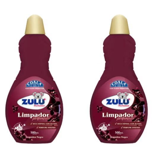 Kit 2 Limpador Perfumado Multiuso Zulu Coala Orquidea Negra 500ml Kit 2 Limpador Perfumado Multiuso Zulu Coala Orquidea Negra 500ml - Oferta na Shopee