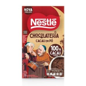 Cacau em Pó Nestlé Chocolateria 100% Cacau Puro - 200g | Sem Açúcar | Sabor Intenso e Profundo - Oferta na Shopee