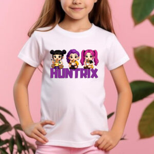 CAMISETA CAMISA BLUSA DESENHO ANIMADO TENDÊNCIA EM ALTA GUERREIRAS DO K-POP INFANTIL JUVENIL - Oferta na Shopee