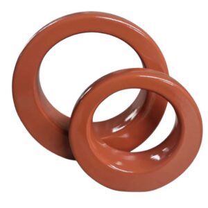 Vaso Decorativo Dupla De Argola Decoração De Sala Rack Top Luxo - Oferta na Shopee