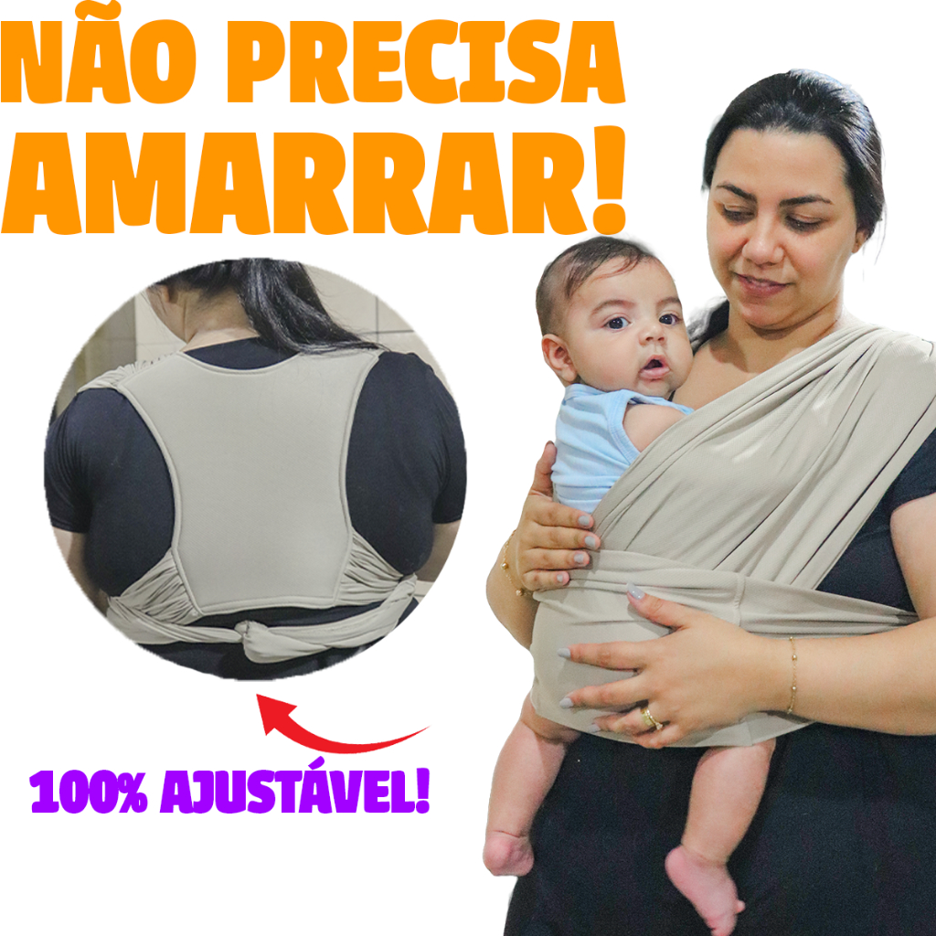 Sling de Vestir Pre Pronto Bebe Canguru Carrega Bebe Confortável Sling de Vestir Pre Pronto Bebe Canguru Carrega Bebe Confortável