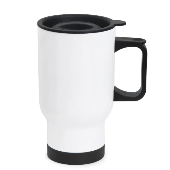 Caneca P/ Sublimação de Aço Inox Travel Mug Termica Branca 475ml Caneca P/ Sublimação de Aço Inox Travel Mug Termica Branca 475ml - Oferta na Shopee