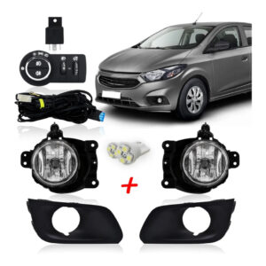 Kit Farol de Milha Onix 2017 a 2019 LT + Brinde Botão - Oferta na Shopee
