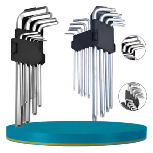 Jogo de Chave Torque Torx + Allen com 18 Peças T10 até T50 Profissional - Oferta na Shopee
