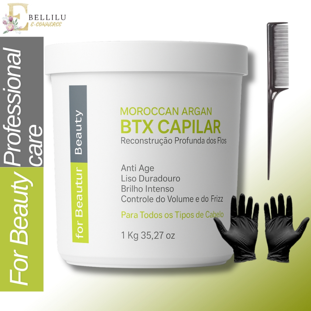 Btx Capilar Argan For Beauty Max Illumination 1kg – tratamento capilar Btx Capilar Argan For Beauty Max Illumination 1kg – tratamento capilar