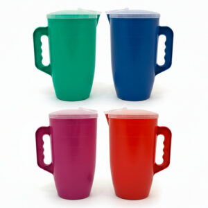 Jarra de Suco 4 Litros Plástico Colorida Bebida Gelada Verão Tampa Com Trava Transparente - Oferta na Shopee