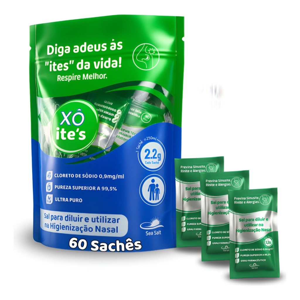 Solução Para Limpeza e Lavagem Nasal Cloreto de Sódio Xô Ites Solução Para Limpeza e Lavagem Nasal Cloreto de Sódio Xô Ites