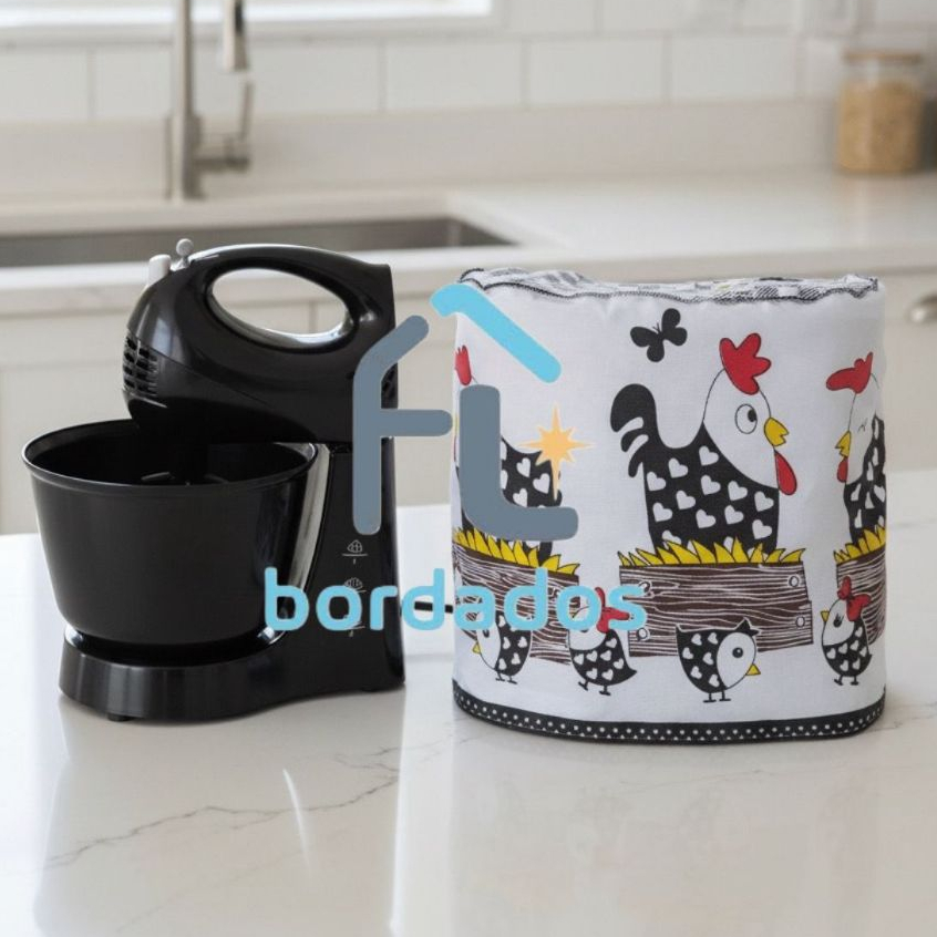 Capa Para Batedeira Estampada - Decoração de Cozinha Capa Para Batedeira Estampada - Decoração de Cozinha - Oferta na Shopee
