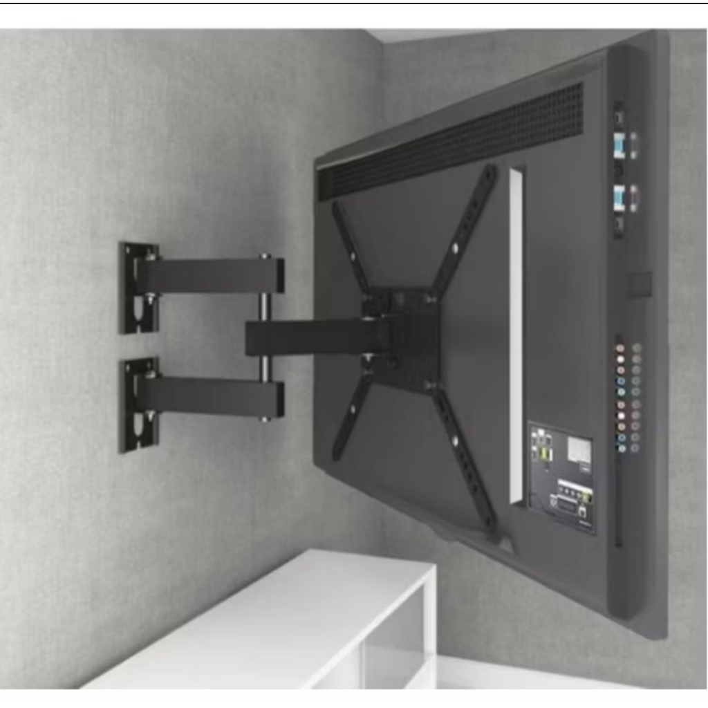 Suporte Tv Tri Articulado Lcd Led Plasma 22 A 55 Pol para parede 32 40 42 43 47 50 52 55 polegadas ART 24 TRI ADAP Suporte Tv Tri Articulado Lcd Led Plasma 22 A 55 Pol para parede 32 40 42 43 47 50 52 55 polegadas ART 24 TRI ADAP