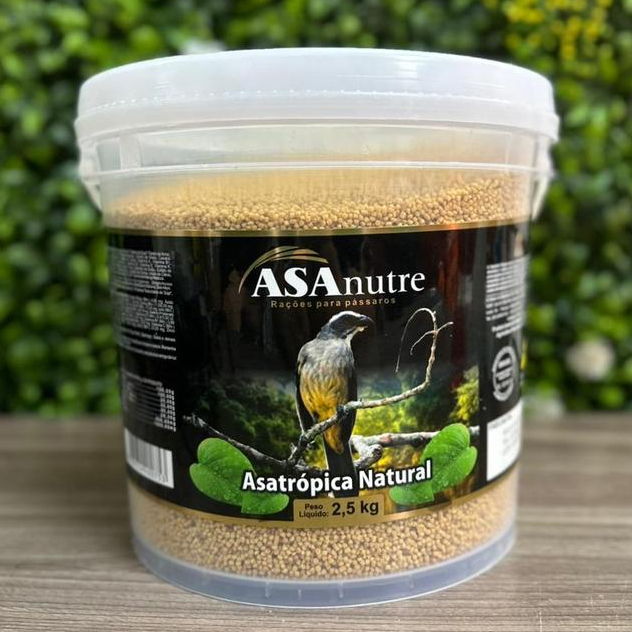 Asatrópica Natural 2,5kg Ração Premium para Pássaros de Canto e Competição Asatrópica Natural 2,5kg Ração Premium para Pássaros de Canto e Competição