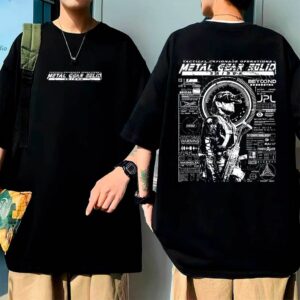 Camiseta Oversized Jogo Metal Gear Solid Camisa Estampada 100% Algodão - Oferta na Shopee