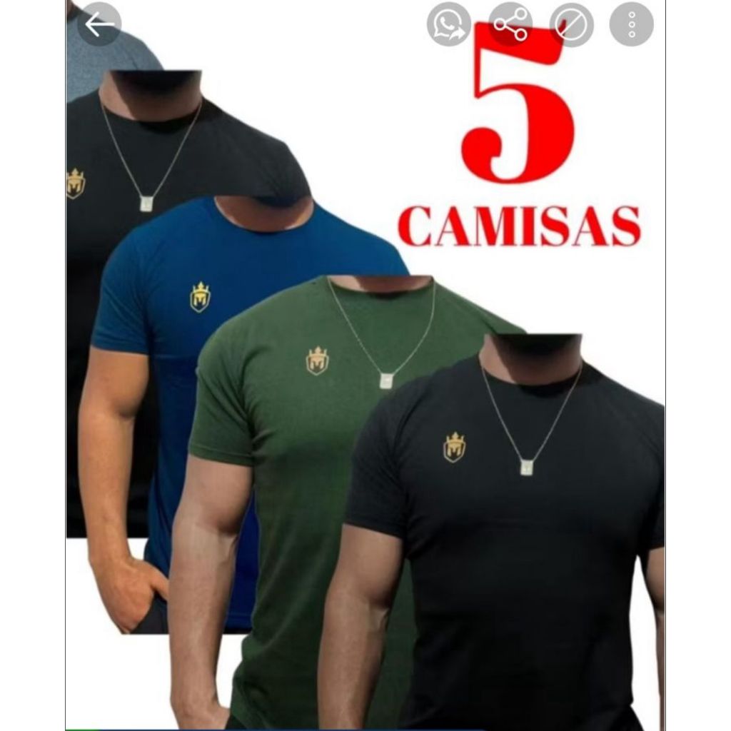 Kit 5 Camisas Imperial Original camiseta basica Kit 5 Camisas Imperial Original camiseta basica