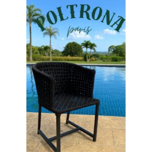 Cadeira Luxo Paris Alumínio Premium Corda Náutica Design Moderno e Conforto Mesa ou Descanso - Oferta na Shopee