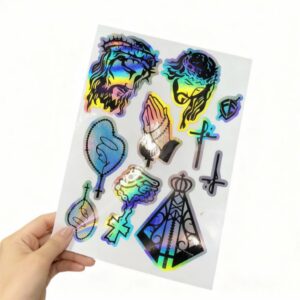 Adesivos Religiosos Holográficos – Jesus