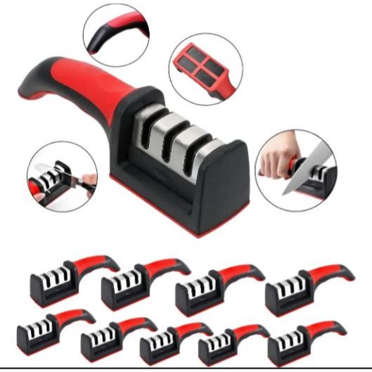Kit 10 Afiador e Amolador de Facas e Tesouras 3 Tipos Pedras Kit 10 Afiador e Amolador de Facas e Tesouras 3 Tipos Pedras - Oferta na Shopee