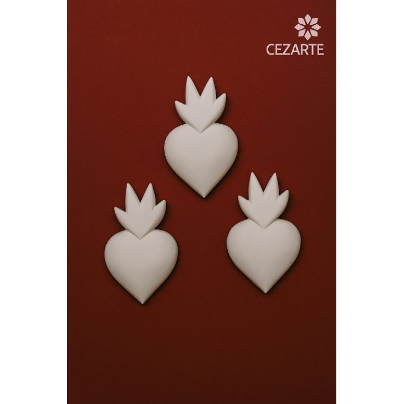 kiT 5 CORAÇÃO ALADO BELÍSSIMA PEÇA PARA PINTURA MATERIAL GESSO CERÂMICO kiT 5 CORAÇÃO ALADO BELÍSSIMA PEÇA PARA PINTURA MATERIAL GESSO CERÂMICO - Oferta na Shopee