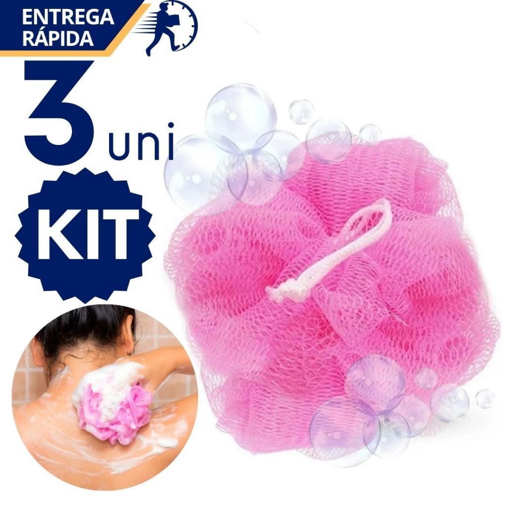 Esponja Esfoliante Bucha de Nylon Para Banho Corpo com Cordão Cordinha Cores Sortidas Esponja Esfoliante Bucha de Nylon Para Banho Corpo com Cordão Cordinha Cores Sortidas - Oferta na Shopee