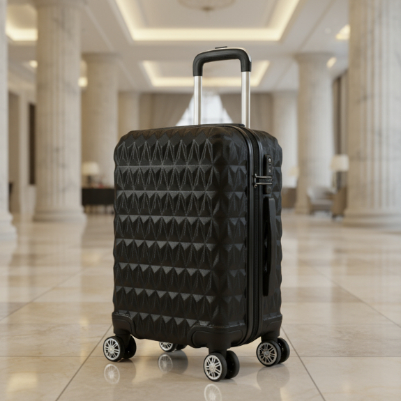 Mala de viagem Abs 23kg resistente e espaçosa Mala de viagem Abs 23kg resistente e espaçosa
