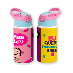 Garrafinha Infantil Show da Luna Personalizável Com Nome - Oferta na Shopee