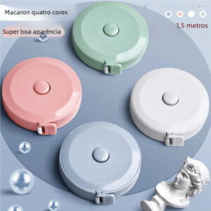 Fita Métrica Portátil e Fofa - Régua Macia Mini para Medir Cintura e Tamanhos de Roupas - Oferta na Shopee