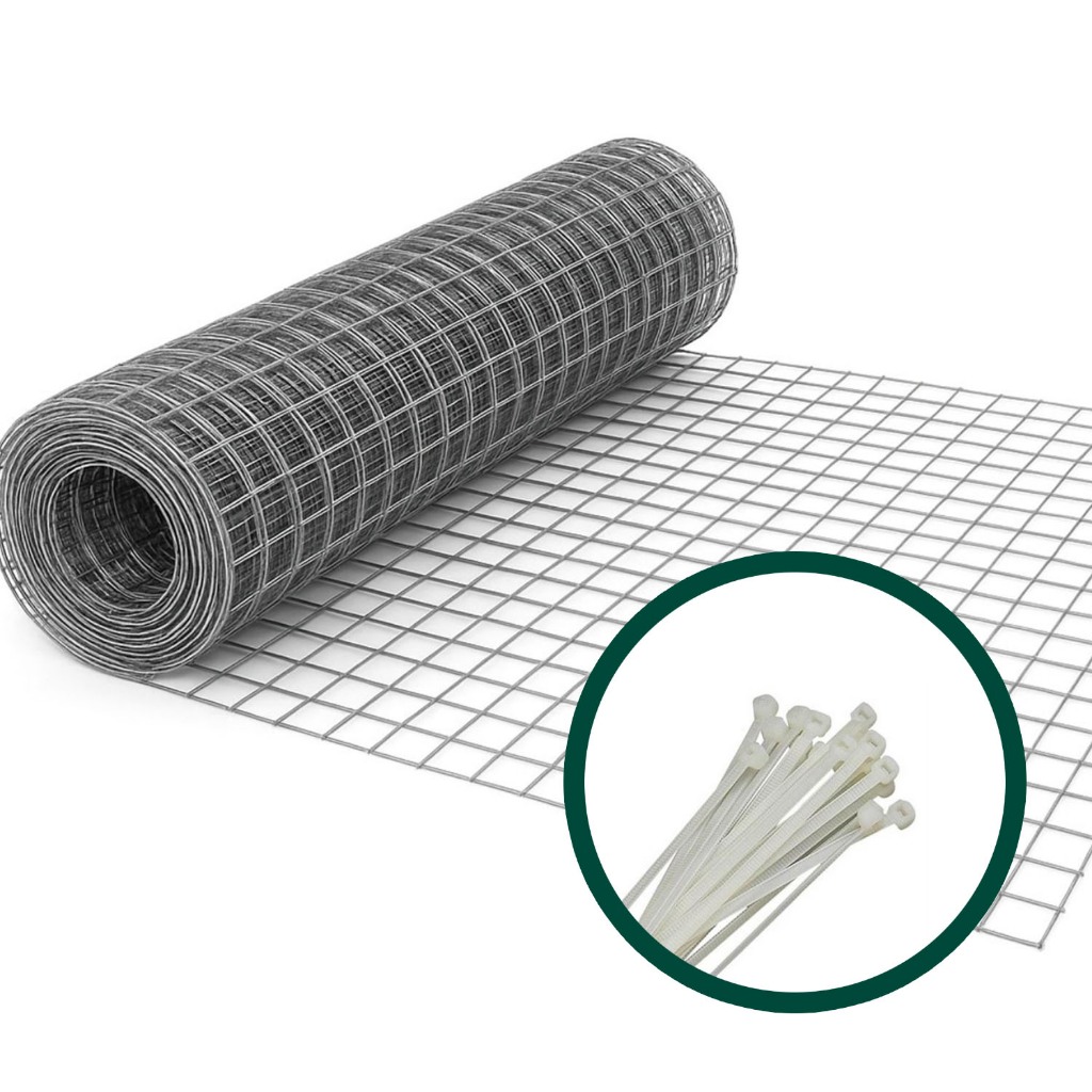 Tela Soldada Fachada Alvenaria 0,50mt X 5mt + Abraçadeira Tela Soldada Fachada Alvenaria 0,50mt X 5mt + Abraçadeira